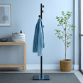 thumbnail image 6 of Proman Products Ichimi Indoor Coat Rack with 5 Hooks for Entryway, Bedroom, Hallway, Living Room, Office, 6 of 7
