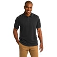 thumbnail image 1 of Polo con ribete Rapid Dry™ de Port Authority®. K454 Negro azabache/ Carbón L Autoridad Portuaria K454, 1 of 1