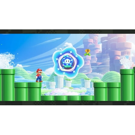 Nintendo Switch – OLED Model + Super Mario Bros. Wonder Bundle - Red and Blue