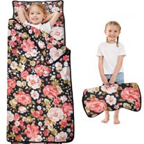 Pioneer Flower Floral Print Pattern Toddler Nap Mats for Kids Preschool,Sleeping Mat Bag or Kids,Toddler Sleeping Bag,Toddler Nap Mat or Daycare