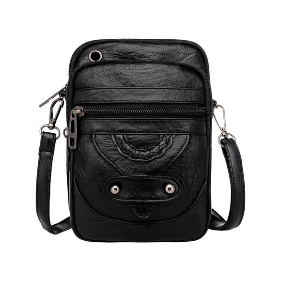 Meitianfacai Mini Cell Phone Purse, Leather Small Crossbody Bags for Women, Lightweight Cute Purses Small Crossbody Bag Tote Bag with Zipper