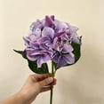 thumbnail image 5 of Hydrangea Artificial Flowers, Ongmies Silk Fake Flowers for Home Bathroom Office Table Centerpiece Shelf Decorations, 5 of 8