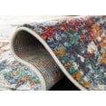 thumbnail image 4 of SAFAVIEH Madison Flowers Vintage Abstract Area Rug, Grey/Blue, 5'3" x 7'6", 4 of 10
