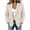 Jackets for Women Beige, variant on Homenesgenics Jackets for Women 2026 Long-Sleeve Lapel Minimalist Blazer for Spring/Fall White L