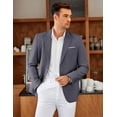 thumbnail image 4 of COOFANDY Mens Sport Coat Regular Fit Dress Jackets Wrinkle Free Casual Blazer Jackets, 4 of 7