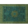 thumbnail image 1 of Ahgly Company Indoor Rectangle Abstract Light Blue Modern Area Rugs, 7' x 10', 1 of 4