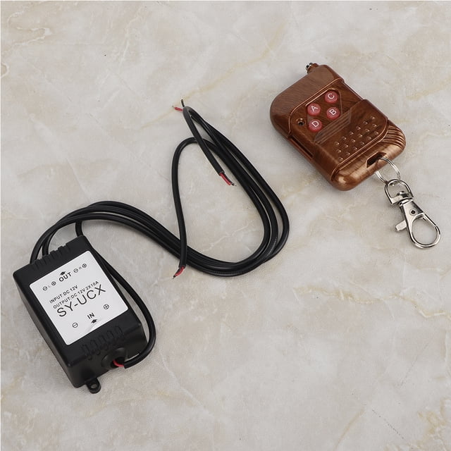 Fyydes Module de Contrôle Stroboscopique, 12v 1.5W Module de Contrôle Stroboscopique Sans Fil Universel Contrôleur LED DRL Flash pour Voiture Moto, Contrôle LED Flash