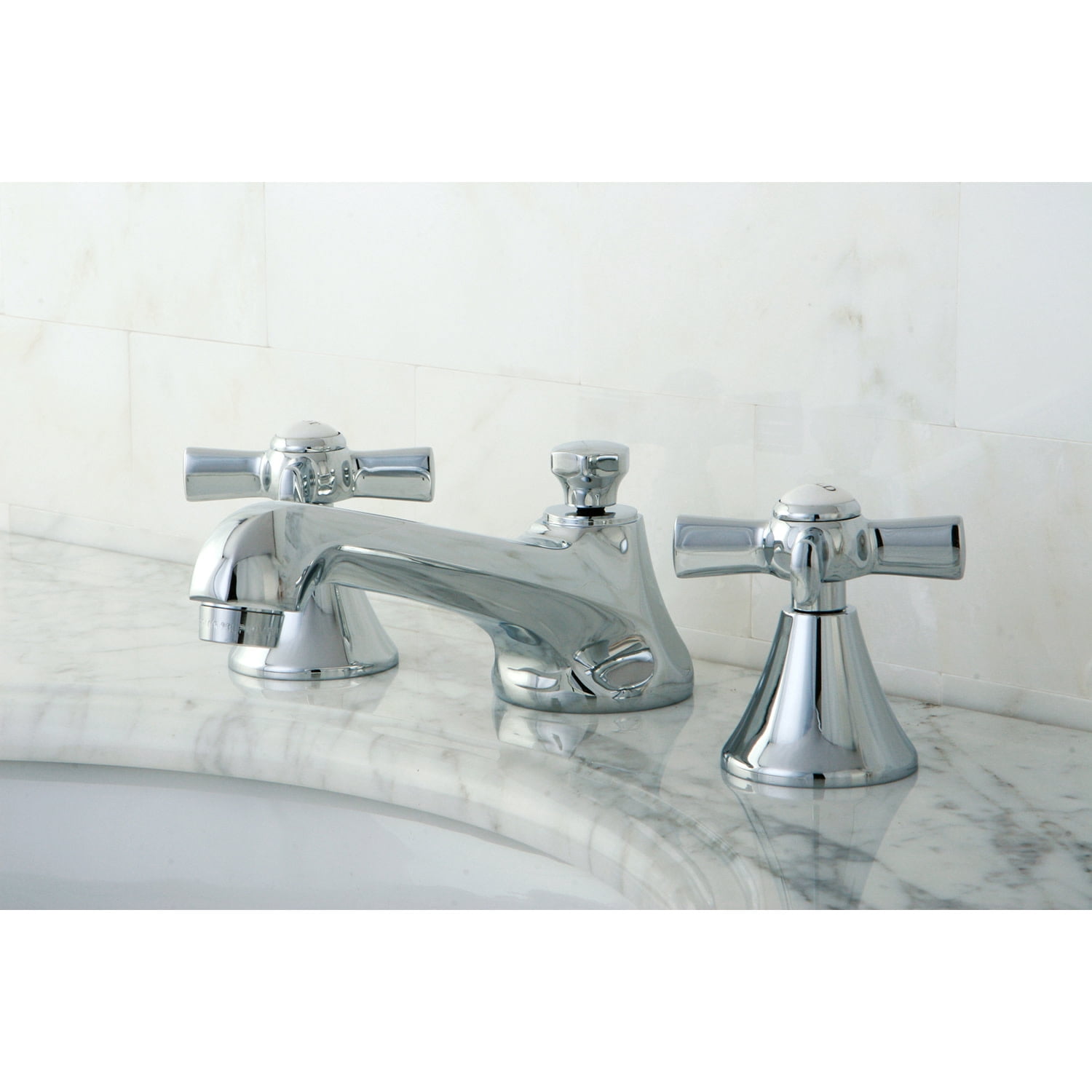 Kingston Brass KS4471ZX 8 in. Widespread Bathroom Faucet, Polished Chrome