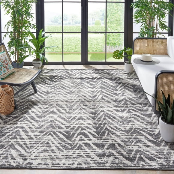 SAFAVIEH Cottage Ronni Chevron Indoor/Outdoor Area Rug