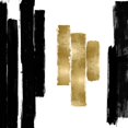 thumbnail image 2 of Roberts, Ellie 12x12 White Modern Wood Framed Museum Art Print Titled - Vertical Black and Gold II, 2 of 4