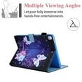 thumbnail image 3 of Allytech iPad Mini Case, iPad Mini 5 Case, iPad Mini 1 2 3 4 Case, PU Leather Slim Folio Flip Multi Angle Stand Auto Sleep Wake Corner Protection Case Cover for Apple iPad Mini 1 2 3 4 5, Butterflies, 3 of 6