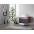 thumbnail image 4 of Ronda 30" Dark Blue Wall Mount Bathroom Vanity, 4 of 7