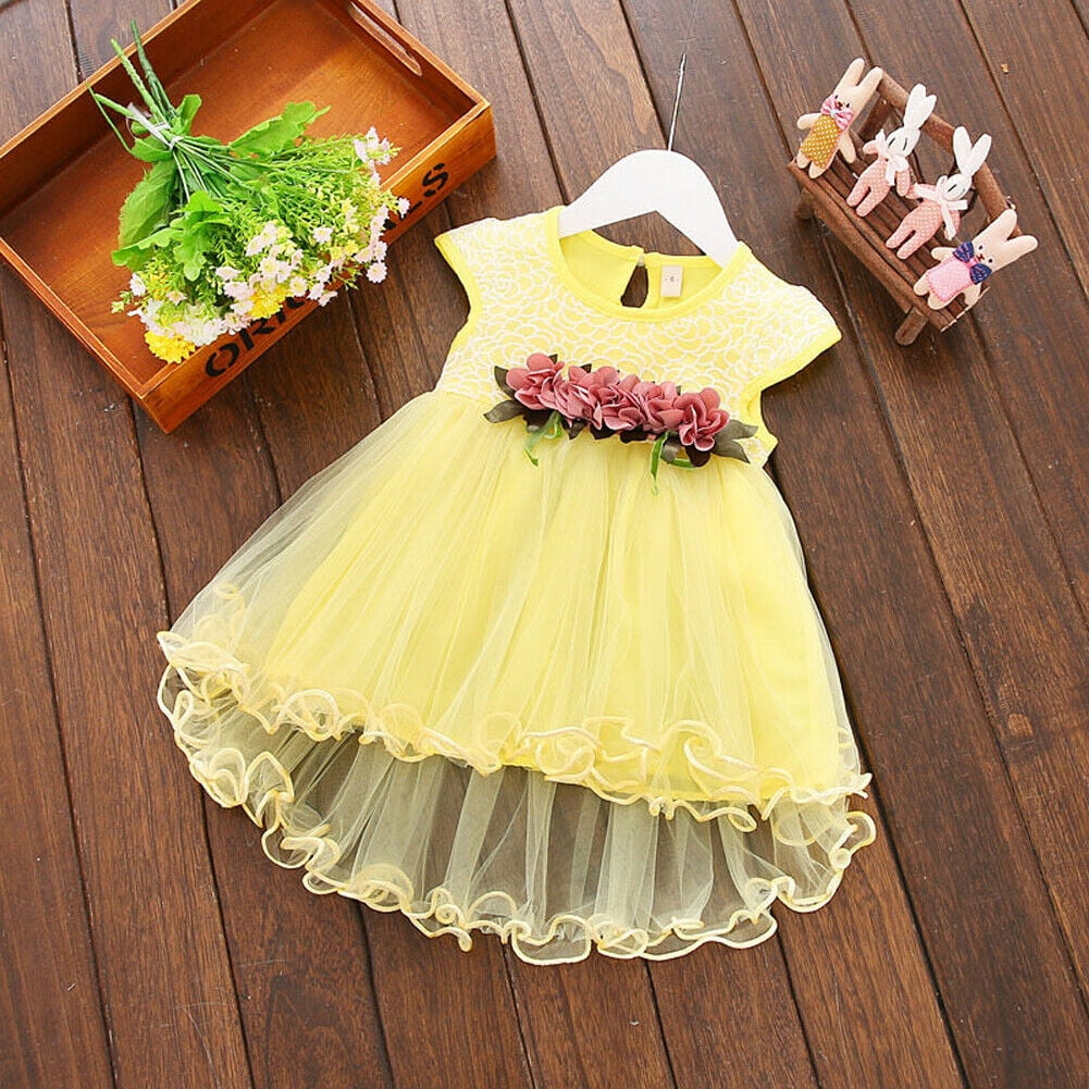 yellow frocks for babies