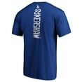 thumbnail image 3 of Men's Clayton Kershaw Royal Los Angeles Dodgers Playmaker Name & Number T-Shirt, 3 of 3