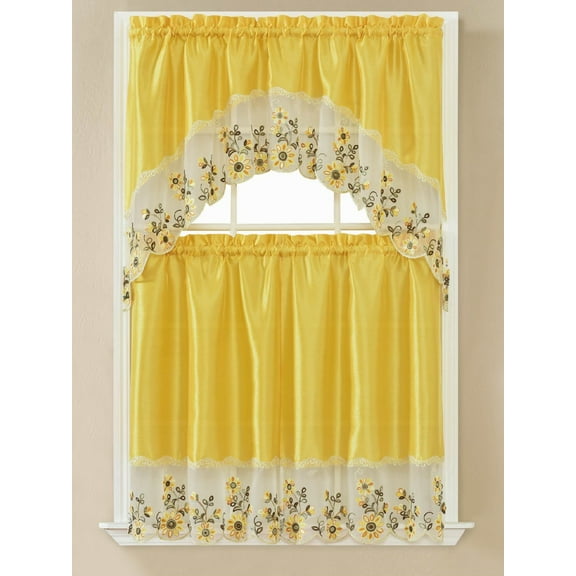 Kitchen Curtain Adeline Yellow