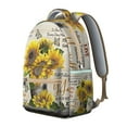 thumbnail image 2 of Yellow Sunflower Students Backpack Lightweight and Durable School Bag with Rustic Farmhouse and Boho Floral Design, 2 of 6