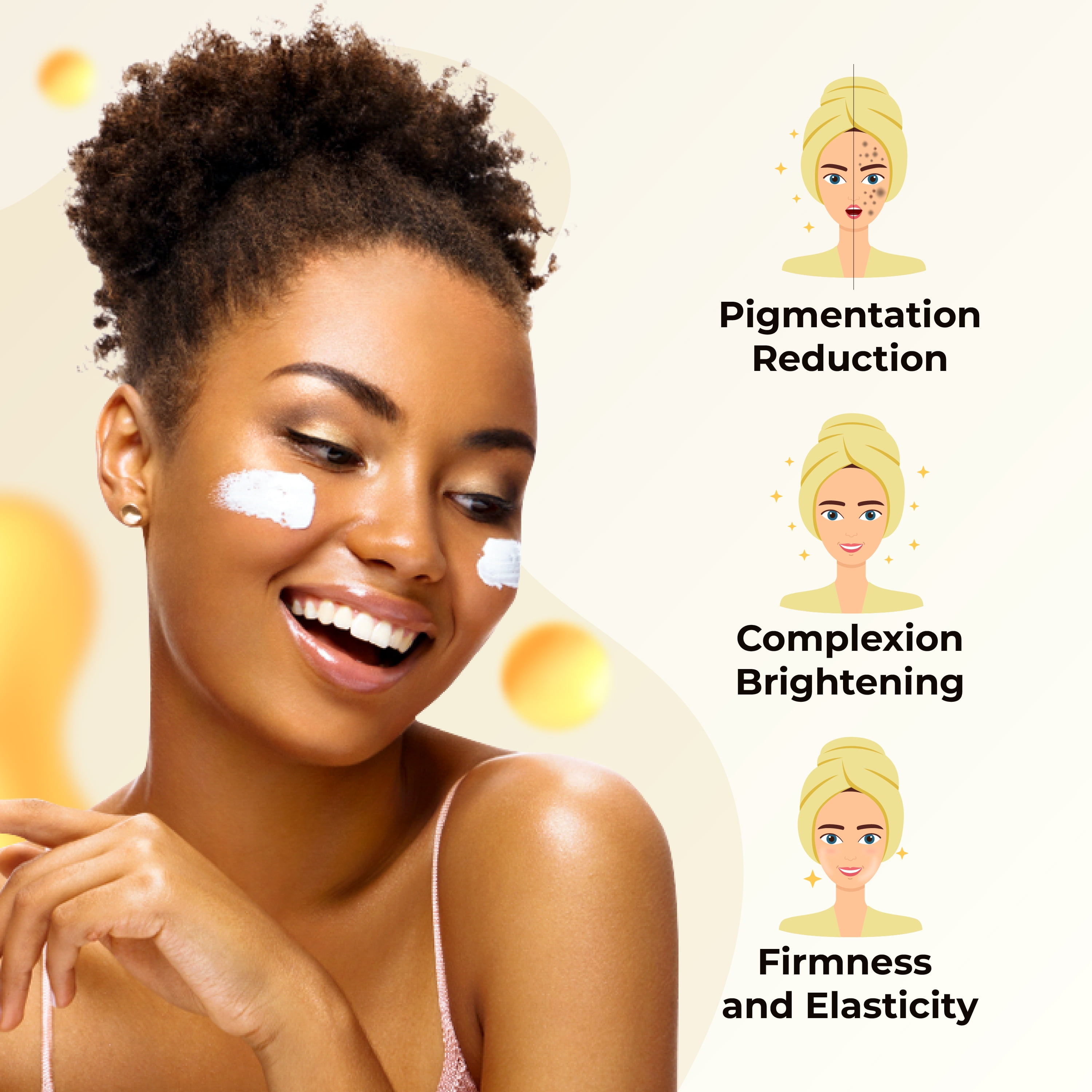 ABERA Kasumi Glowing Face Cream, Hydrating Moisturizer with Niacinamide and Hyaluronic Acid, Red Ginseng Extract, 0.7 oz