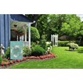 thumbnail image 6 of Happy Easter Garden Flag Vertical Double Sided 12.5 x 18 Inch Colorful Wreath of Flowers Eggs and Rabbits Burlap Yard Outdoor Decor, 6 of 6