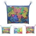 thumbnail image 2 of POINTERTECK Bath Toy Organizer Mesh Storage Hanging Bag + 2 Bonus Strong Hooked Suction Cups, 2 of 9