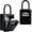 Black, variant on Key Lock Box Waterproof, Portable Lock Box for House Key, 4-Digit Combination Safe Lockbox with Removable Shackle, 5 Key Capacity Security Key Storage for Home Outdoor