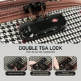 thumbnail image 5 of 30" Large Checked luggage Lighweight Expandable Softside Suitcase with Spinner Wheels & TSA Lock, XJ2511#7, 5 of 10