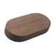 thumbnail image 3 of Base de madera para exhibición de obras de arte, material de bricolaje, ovalado, multiusos para colecciones, bricolaje Marrón oscuro L, 3 of 9