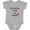 AC-Heather Grey, variant on Inktastic Single Grandma Boys or Girls Baby Bodysuit