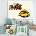 thumbnail image 3 of Designart 'Red Berries and Banana' Farmhouse Framed Art Print, 3 of 4