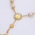 thumbnail image 3 of Pulsera Cruzada Cruzada Puerta Artificial Rosario Pulsera Joyería para Mujeres y Niñas (Plateado), 3 of 6