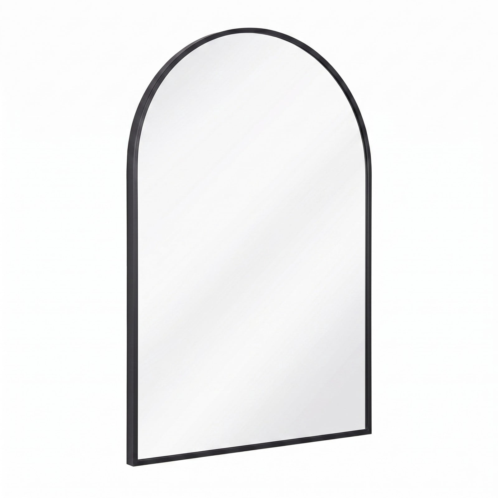 SHATTERVIEW 22"x30" Arched Bathroom Mirror Vanity Wall Mounted Mirror, Black