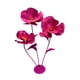 thumbnail image 4 of Flores gigantes para boda de 62,9" de alto con base de pie, elegantes para decoración grande Rojo rosa, 4 of 9