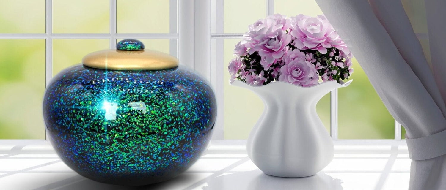 Atlantis Shimmering Light Sparkly Cremation Urns for Human Ashes Adult Urns for Cremation Ashes Urns for Adult Cremation Ashes Urns for Ashes Cremation Urns for Human Ashes Large