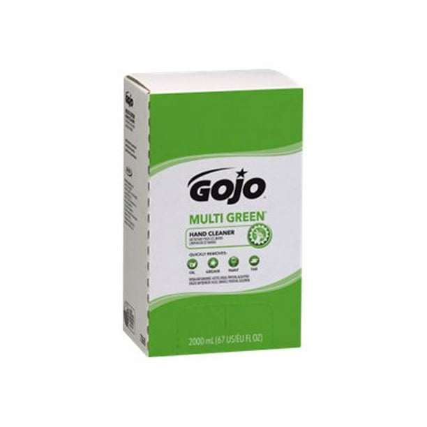 GOJO Multi Green - Nettoyant - gel - Cartouche - 67,6 fl.oz (pack de 4)