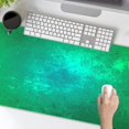 thumbnail image 3 of Large Gaming Mouse Pad - Abstract Vintage Green Large Office Decor Desk Mat, Non-Slip Rubber Desk Pad, Laptop Computer Mouse Pad, Waterproof Solid Mouse Mat for Home, 31.5'''' x 11.8'''' BDMYSE26, 3 of 6