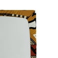 thumbnail image 2 of Ambesonne Animal Fitted Sheet, Hunt Zebra Tribe Ethnic, Full Size, Ruby Mustard, 2 of 2