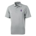 thumbnail image 2 of Men's Cutter & Buck Gray Kansas State Wildcats Big & Tall Virtue Eco Pique Recycled DryTec Polo, 2 of 3