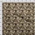 thumbnail image 4 of oneOone Cotton Poplin Twill Brown Fabric Tropical Floral Craft Projects Decor Fabric Printed By The Yard 56 Inch Wide, 4 of 4
