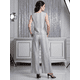 thumbnail image 3 of Conjunto 2 Piezas Casual Chic, Blusa Sin Mangas Minimalista y Pantalón Holgado a Rayas para Mujer, 3 of 5