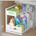 thumbnail image 5 of Tistaya Organizador Debajo Del Fregadero De Cocina Extraíble Organizador Debajo Del Fregadero Funcional De Metal Organizador Debajo Del Fregadero De Altura Ajustable Almacenamiento Debajo Del Fregader, 5 of 5