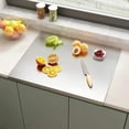 thumbnail image 3 of Extra Large Stainless Steel Cutting Board, Heavy-Duty Kitchen Prep Surface, Corrosion-Resistant & Easy-Clean, Ideal Mother’s Day Gift for Home Cooks, 3 of 13
