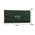 thumbnail image 2 of Bolso largo Dinheiro, monedero con forma de corazón, monedero multifuncional sencillo para mujer, 2 of 5