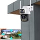 thumbnail image 2 of Electrónica Pisexur para hombres: garantice la seguridad del hogar y monitoree de forma remota con la cámara de red WiFi remota de dos ojos, monitor de vigilancia inalámbrico tipo domo para exteriore, 2 of 8