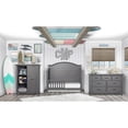 thumbnail image 2 of Evolur Belmar Curve 5 in 1 Convertible Crib, 2 of 9