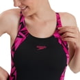 thumbnail image 4 of Traje de baño Speedo  Mujer Hyperboom Splice Legsuit Negro 812305G-720, 4 of 5