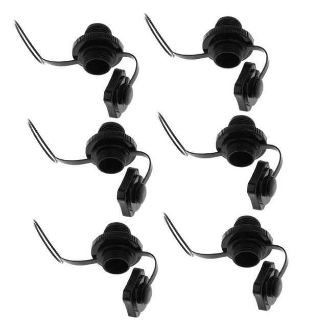 S SERENABLE 6pack Spiral Air Valve Plug Anti - leak Inflation Replacement