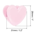 thumbnail image 2 of Uxcell Clips de Papel y Bolsa, Paquete de 10 Clips en Forma de Corazón para Snacks, Rosa, 2 of 5
