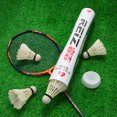 thumbnail image 4 of 12pcs Badmintons Duck/Goose Feather Cock/Foam Head Shuttle Cocks Shuttlecocks Set Badminton Ball Game with Storage, 4 of 8