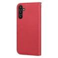thumbnail image 4 of SaniMore for Samsung Galaxy A15 Case, PU Leather Flip Folio Cover with Stand, Card Slots, [Lovely Pet Magnetic Clasp] Full Protetcion Shockproof TPU Wallet Shell for Samsung A15, Red, 4 of 10