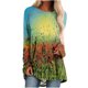 thumbnail image 1 of Mujeres moda casual manga larga cuello redondo tops blusa suelta camisas impresas Fridja czfsfas3417, 1 of 1