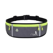 Kiplyki Flash Running Belt With Water Bottle Holder Sports Pack Waist Bag For Men & Women Sports Belt With Zipper For Running Hiking Climbing